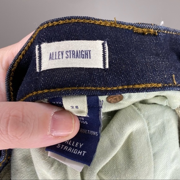 MADEWELL Dark Wash Alley Straight Jeans 28 - Picture 3 of 3